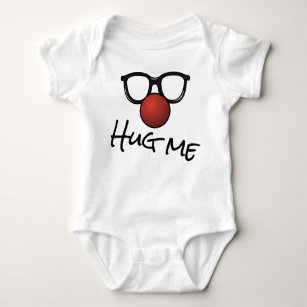 Joke glasses   HUG ME Baby Bodysuit
