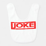Joke Stamp Baby Bib