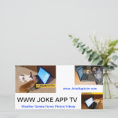 JokeApp Note Card (Standing Front)