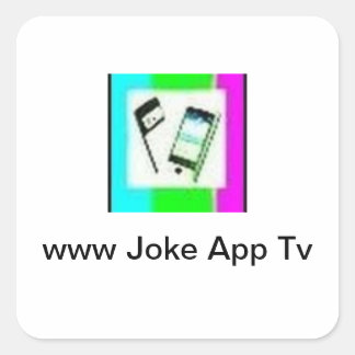 jokeAppTv Square Sticker