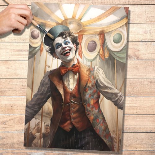 Joker 3 Decoupage Paper