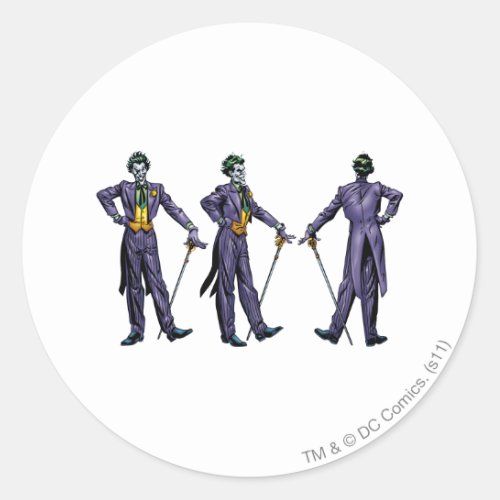 Joker _ All Sides Classic Round Sticker