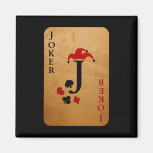 Joker Card Costume  Halloween Deck of Cards Magnet