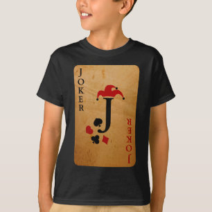 Joker Card Costume Halloween Deck Of Cards T-Shirt