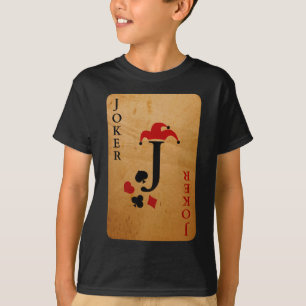 Joker Card Costume Halloween Deck Of Cards T-Shirt