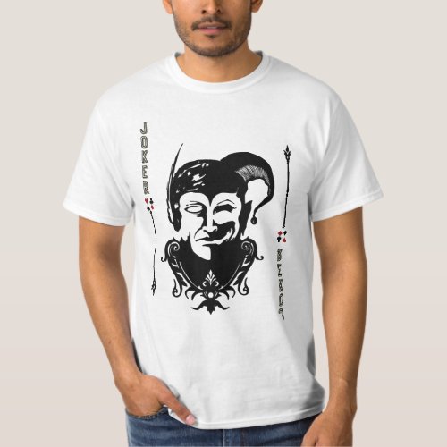 Joker Card Face T_Shirt
