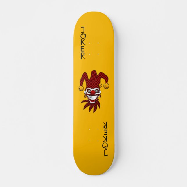Joker Card Skateboard Deck (Front)