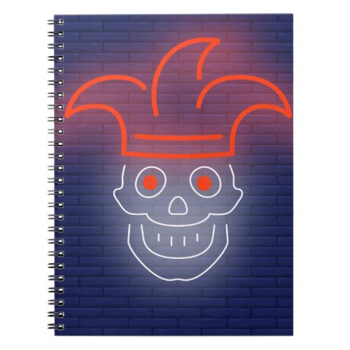 joker cart playing cards notebook