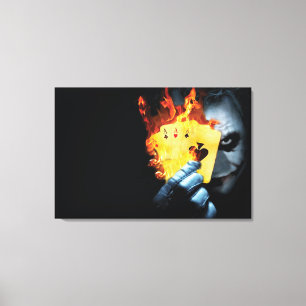 joker cartoon Premium Wrapped Canvas (Gloss) Print