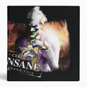 Joker - Certified Insane 3 Ring Binder