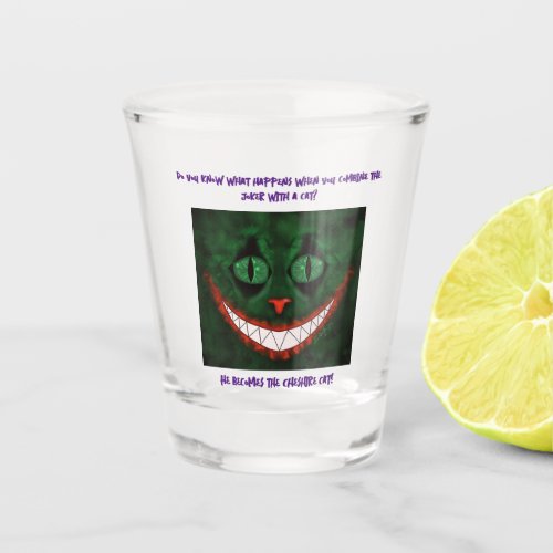 Joker Cheshire Shot Glass