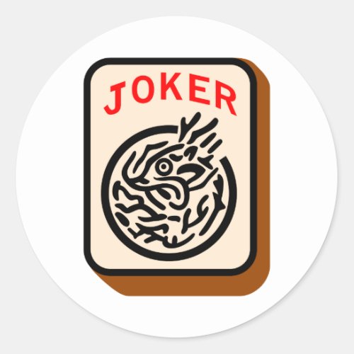 Joker Classic Round Sticker