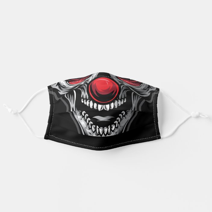 Skull Clown Face Mask