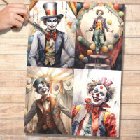 Joker Collage 1 Decoupage Paper