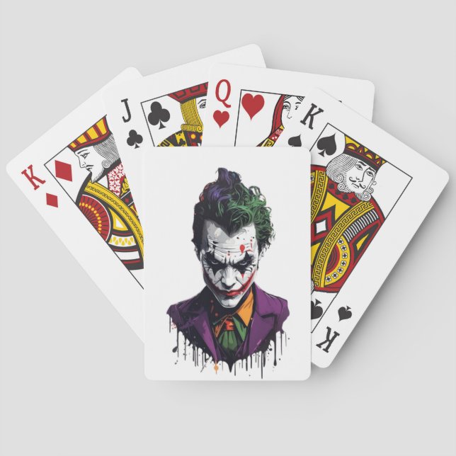 Joker design  poker cards (Back)
