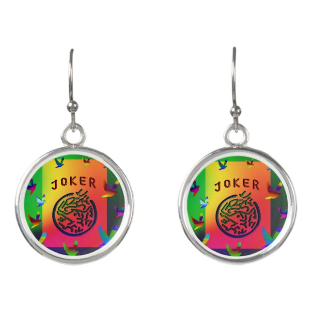 Joker Dreams Earrings (Front)