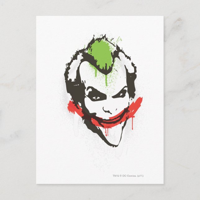 Joker Graffiti Postcard (Front)