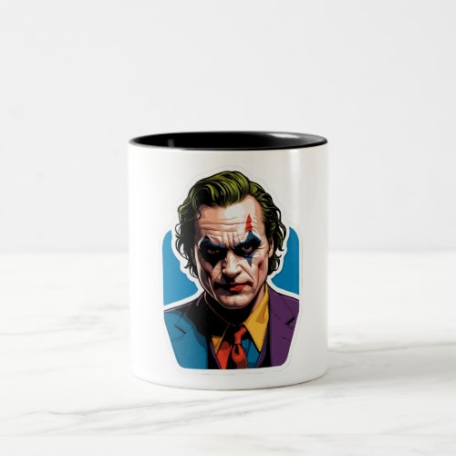 Joker _ Joaquin Phoenix 1 Two_Tone Coffee Mug