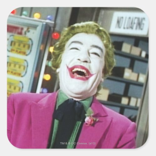 Joker _ Laughing 4 Square Sticker