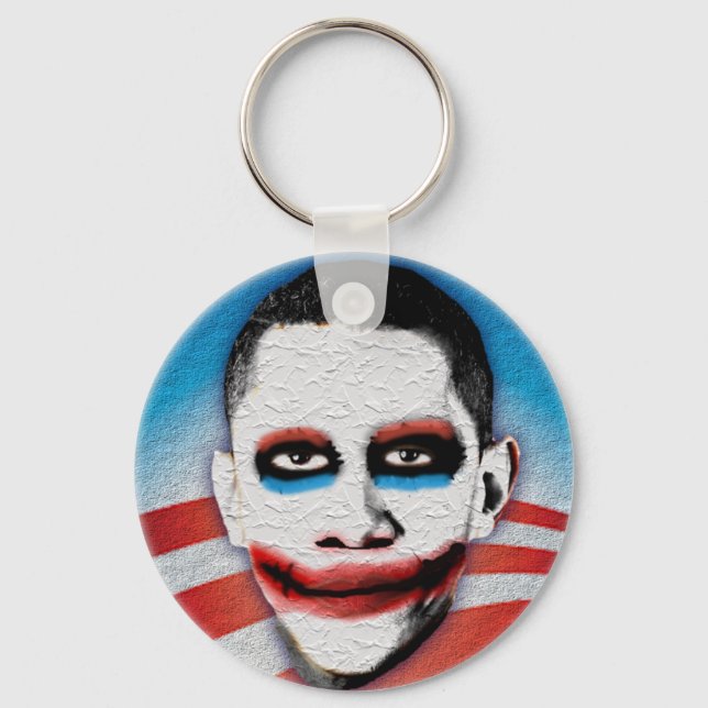 Joker Obama Keychain (Front)