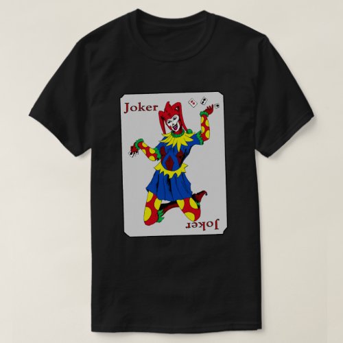 Joker Playing Card T_Shirt