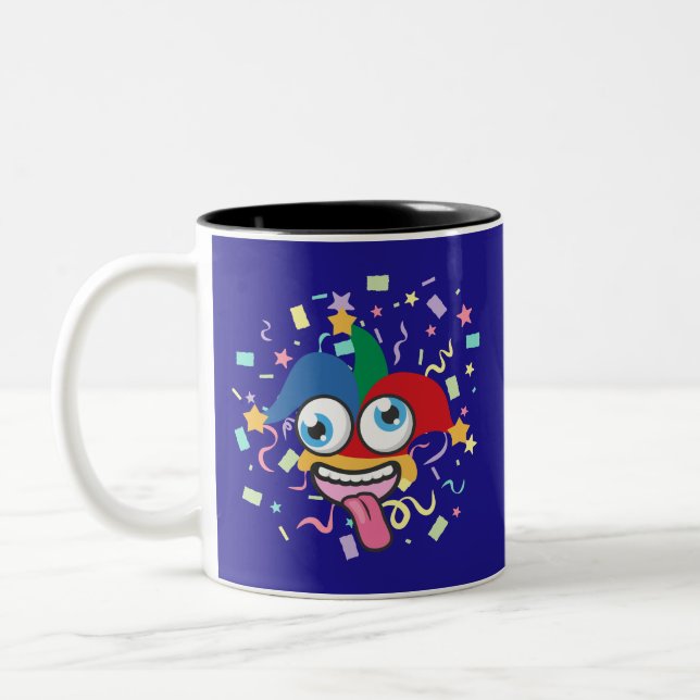 JOKER PRANKS Two-Tone COFFEE MUG (Left)