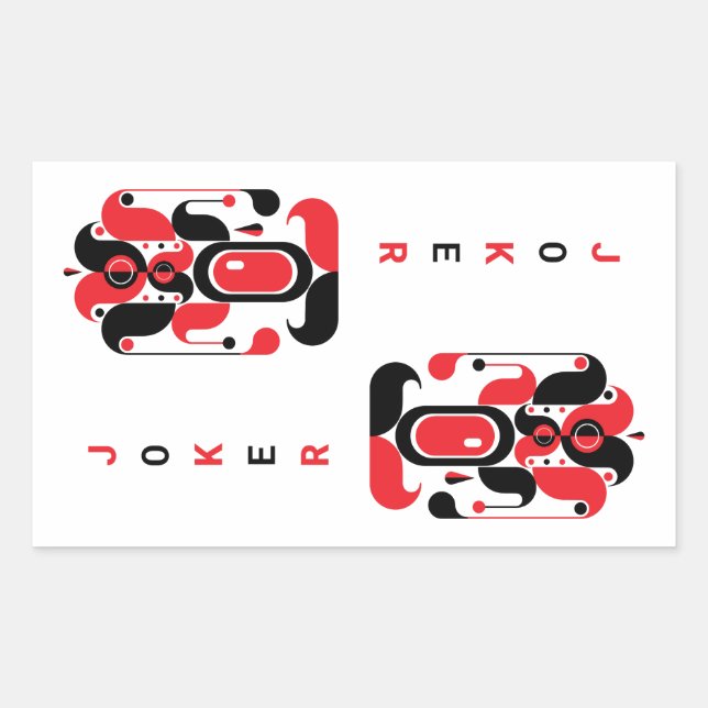 JOKER RECTANGULAR STICKER (Front)