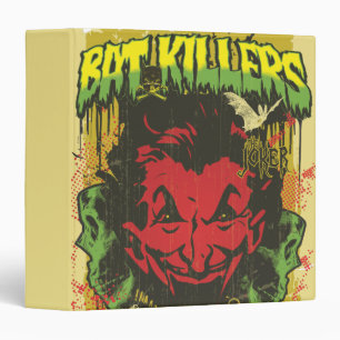 Joker Retro Comic Book Montage Binder