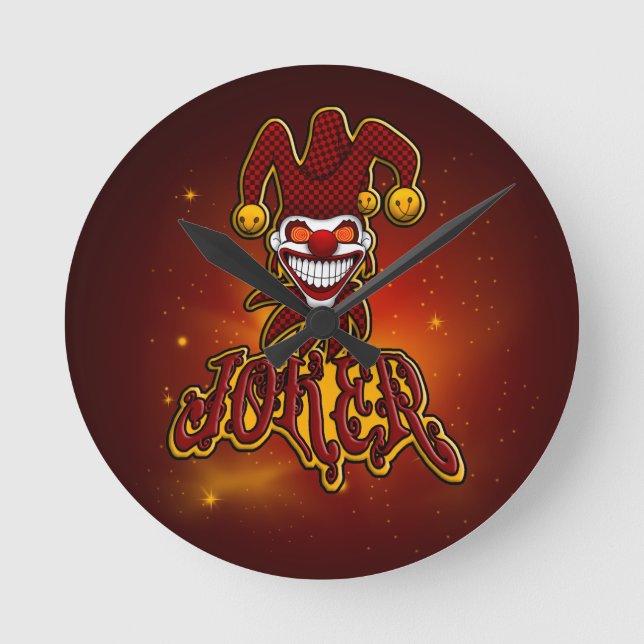 Joker Round Clock (Front)