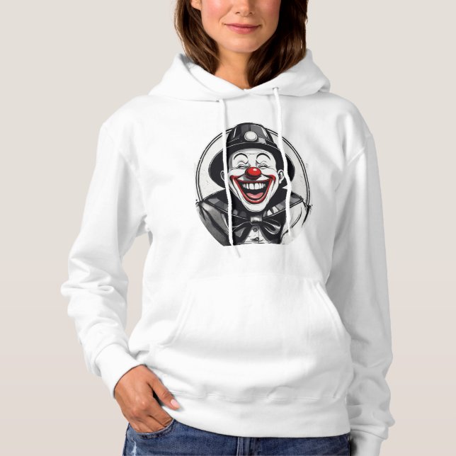 "Joker’s Wild" Edgy T-Shirt Art Hoodie (Front)