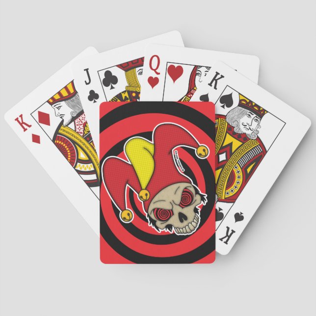 Joker Screwball Graphics Poker Cards (Back)