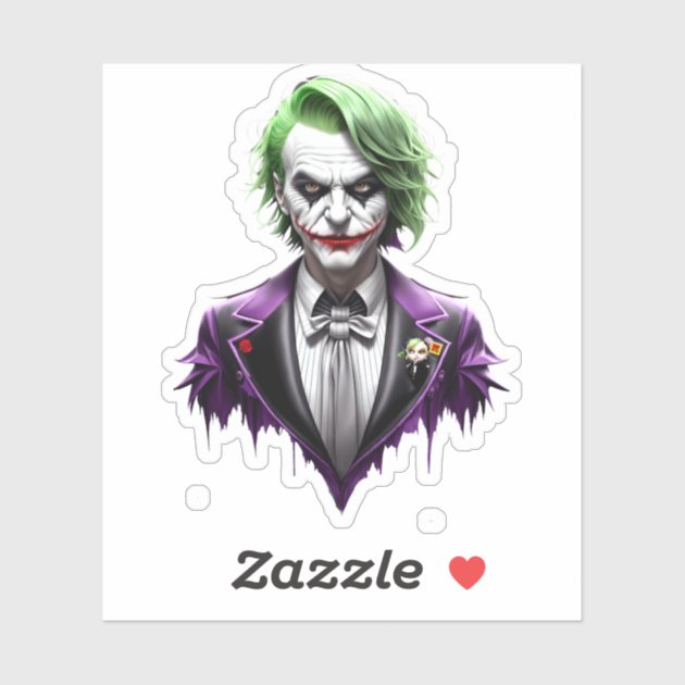 Sticker Autocollant Le Joker Pour PC Portable Ou Autre - Réf. 158, Neuf
