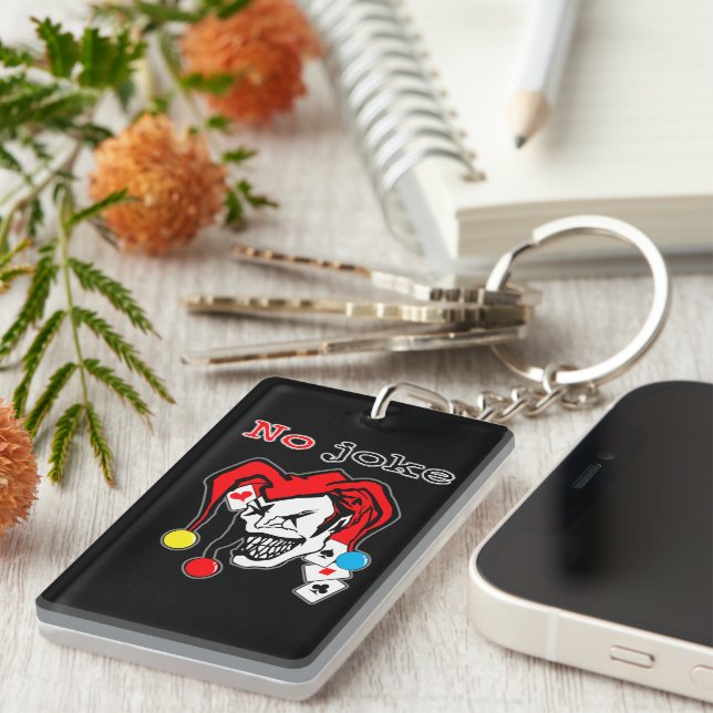 joker sticker design  keychain (Front Right)
