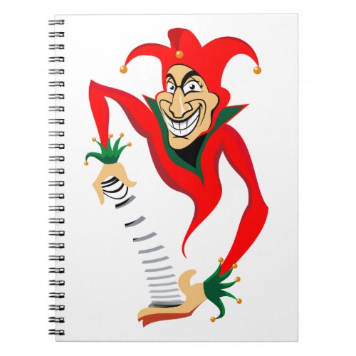 Joker With Cards Notebook