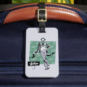 Joker With Golf Club Luggage Tag