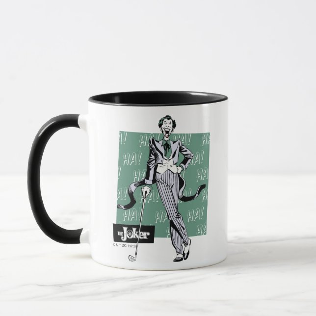 Joker With Golf Club Mug (Left)