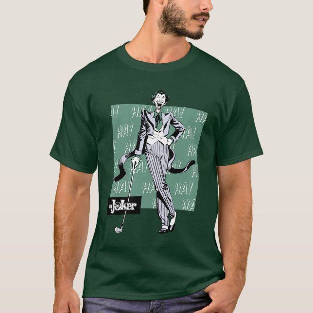 Joker With Golf Club T-Shirt (Front)