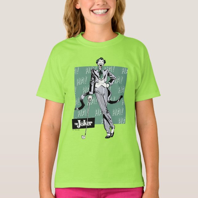 Joker With Golf Club T-Shirt (Front)