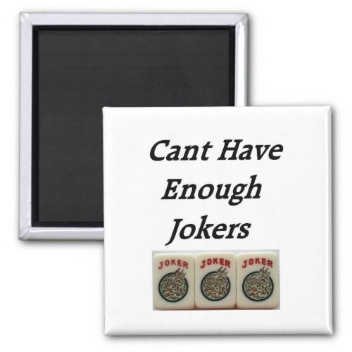 JOKERS IN MAH_JONGG MAGNET