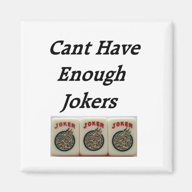 JOKERS IN MAH-JONGG MAGNET (Front)