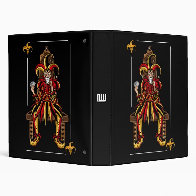 Jokers Wild 3 Ring Binder (Background)