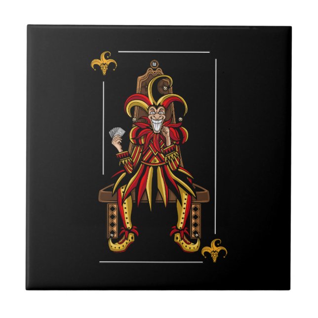 Jokers Wild Ceramic Tile (Front)