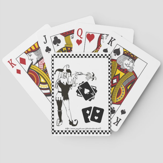 "Joker's Wild" Poker Cards (Back)