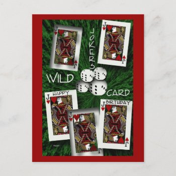Jokers Wild Postcard by DanceswithCats at Zazzle