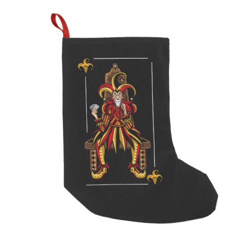 Jokers Wild Small Christmas Stocking