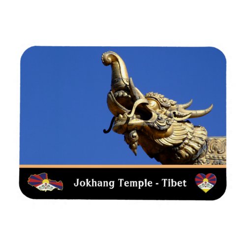 Jokhang Temple detail  Lhasa Tibet Himalayas Magnet