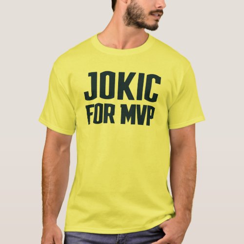 Jokic For MVP _ Denver Basketball T_Shirt
