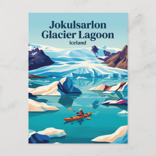 Jokulsarlon Glacier Lagoon Iceland Postcard