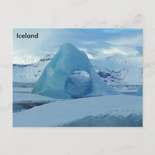 Jkulsrln Glacier Lagoon Iceland Postcard