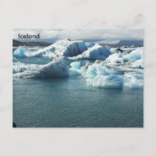 Jökulsárlón Glacier Lagoon, Southeast Iceland Postcard